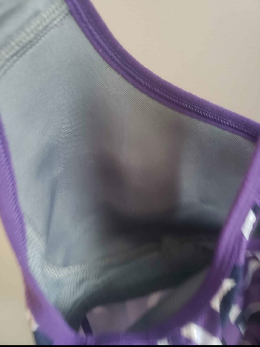 Nike Purple Patterned Racerback Training Tank - Picture 4 of 7